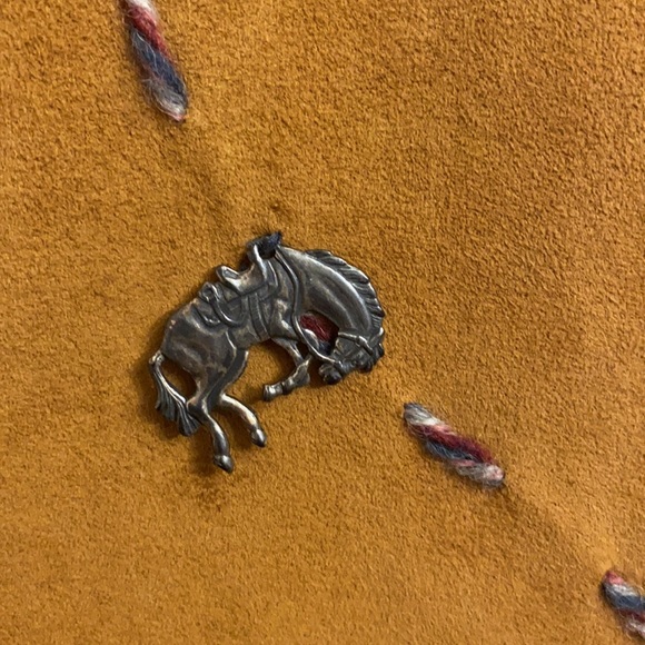 Vintage Dunnington Cowboy Suede Like Vest Size XL - Picture 5 of 10